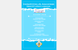 Planning des compétitions Short Course 2024